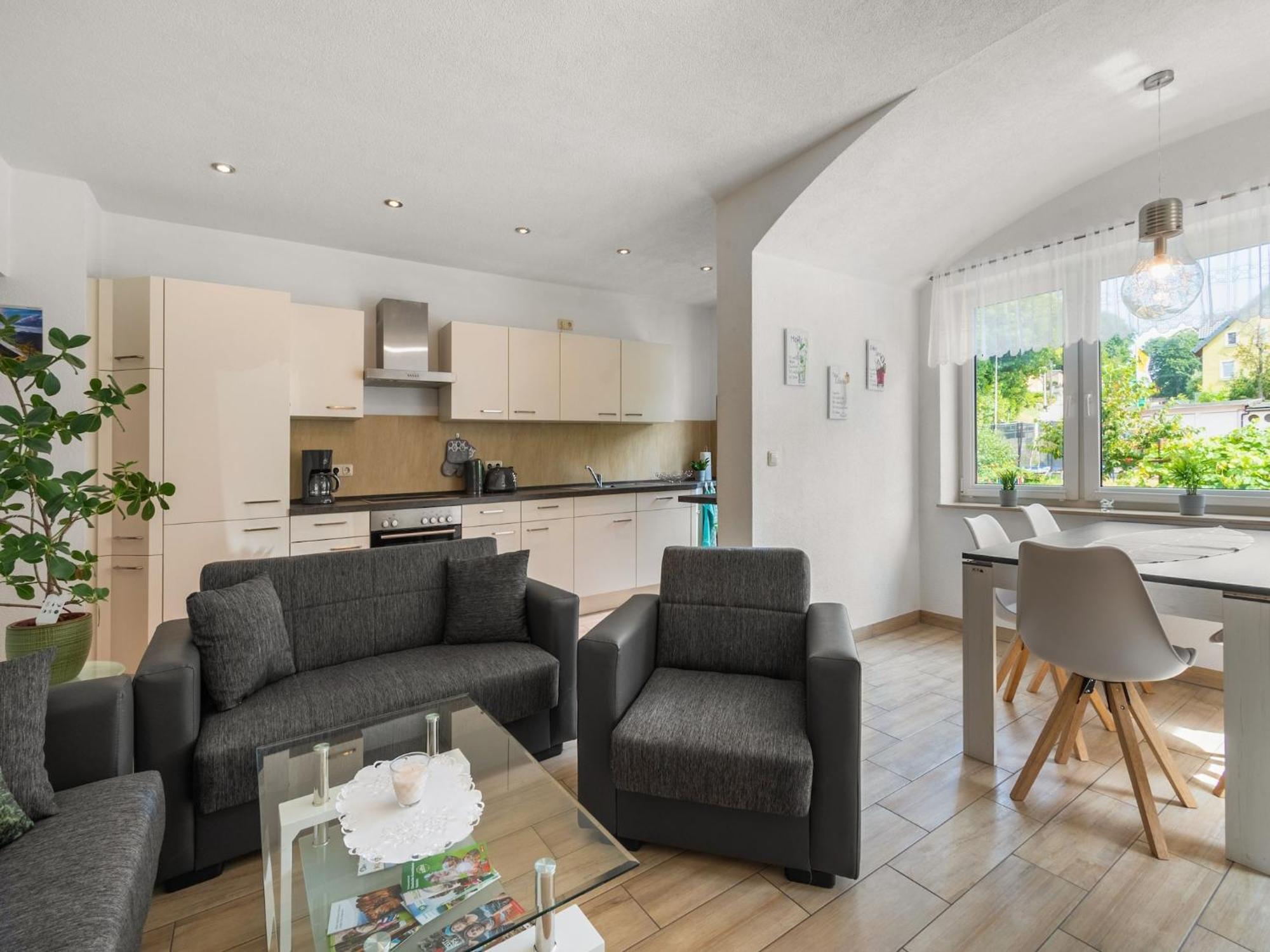 Modern Apartment In Sebnitz With A Terrace In Зебниц Екстериор снимка