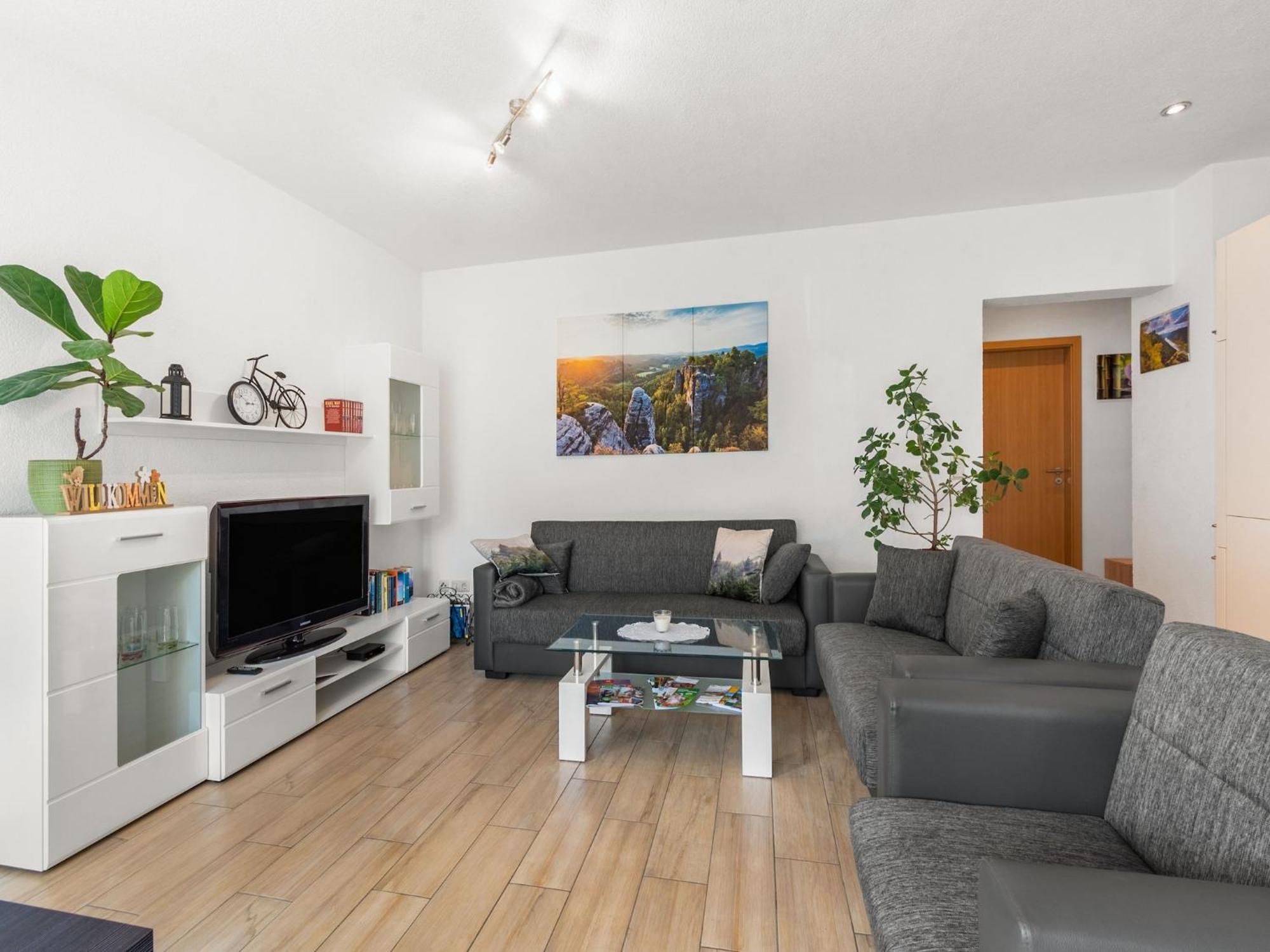 Modern Apartment In Sebnitz With A Terrace In Зебниц Екстериор снимка